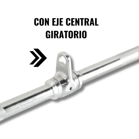 Agarre Polea Barra Amplia Cromada 100 de 120 cm-3