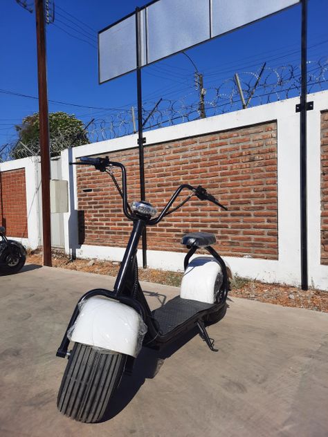 SCOOTER CHOPPER ELECTRICA BLANCA-3