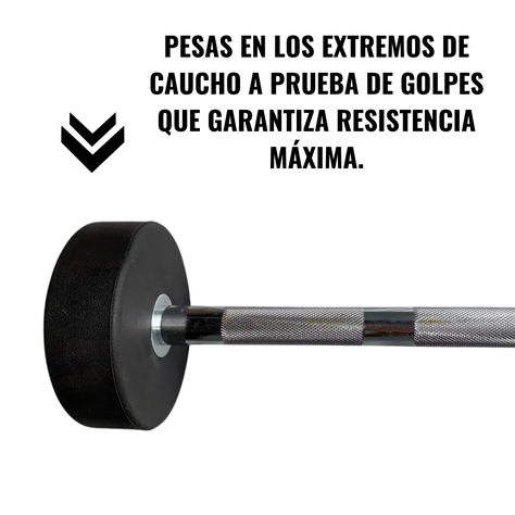 Barra Amplia Con Peso En Los Extremos 10 Kg-4