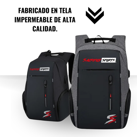 Mochila USB para Viajes y Notebooks-3