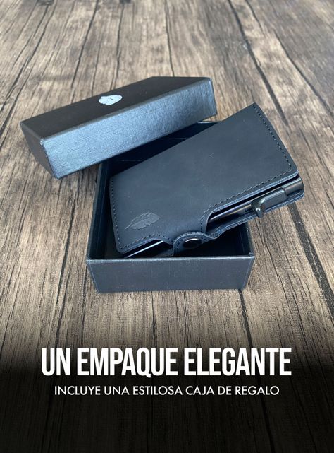 Billetera Inteligente con Tarjetero Anticlonación Black - Pardal-5