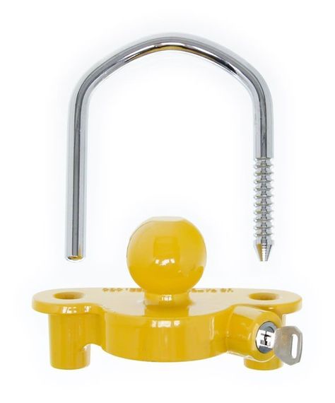 CANDADO BOLA MANO DE ACOPLE UNIVERSAL AMARILLO-2