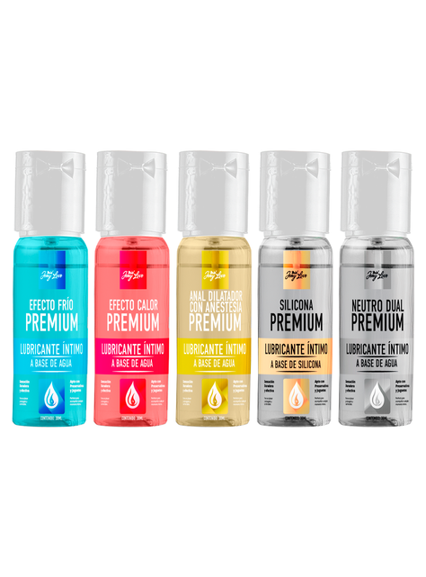 Pack 5 Lubricantes Íntimos Premium 150ml-0