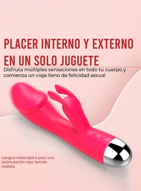 Vibrador Punto G con Estimulador de Clítoris de 16.2cm-3
