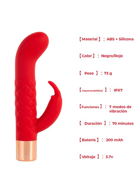 Vibrador Doble Estimulación Punto G y Clítoris-1