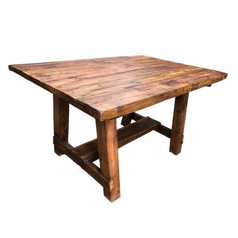 Mesa Comedor Roble Rojo A 140x80cm-1