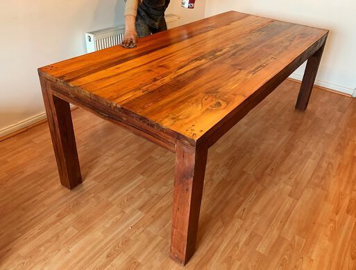 Mesa Comedor Roble Moderna 140x80cm-2