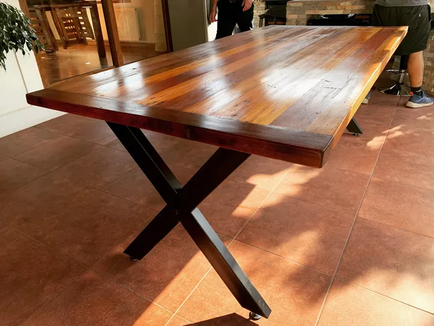 Mesa de Comedor Roble Fierro X 140x80cm-1