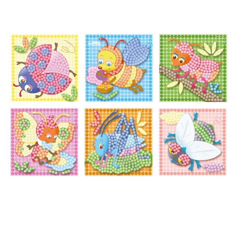 Juguete ecológico Mosaic little insectos-2