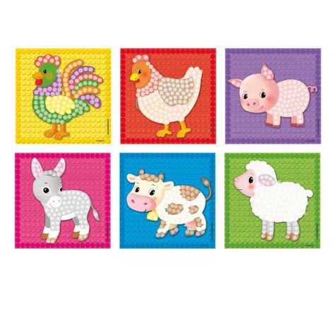Juguete ecológico Mosaic little Granja-1