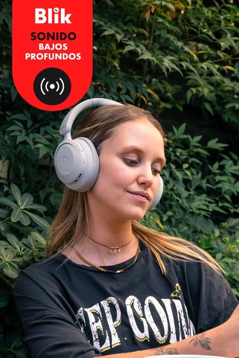 Audífonos Bluetooth Blik Soul900 ANC 55Hrs Gris-1