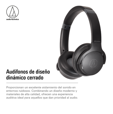 Audífonos Bluetooth Audio-Technica ATH-S220BT Negro-3