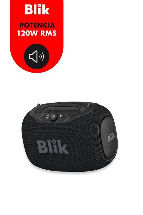Parlante Bluetooth Portátil Blik Partybass120 Negro-2
