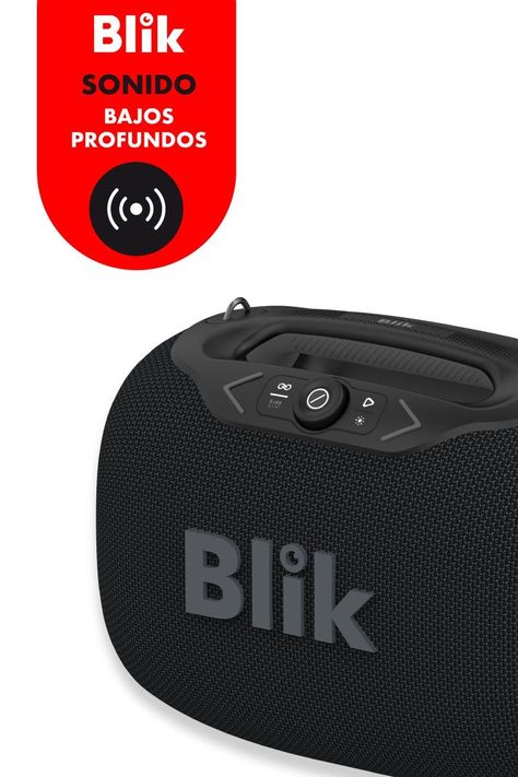 Parlante Bluetooth Portátil Blik Partybass120 Negro-3