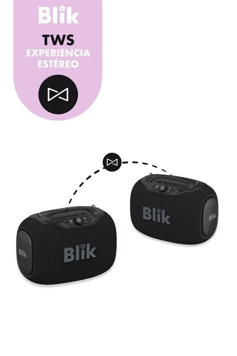Parlante Bluetooth Portátil Blik Partybass120 Negro-7