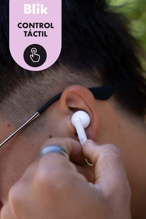 Audífonos Bluetooth Blik Air400 Blanco 24 hrs-6