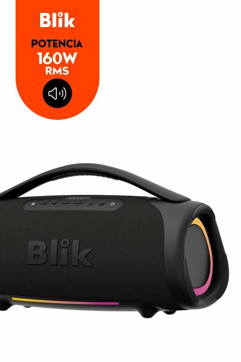Parlante Bluetooth Portátil Blik Bass400 160W IPX7-1