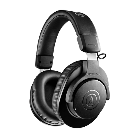 Audífonos Bluetooth Audio-Technica Over-Ear ATH-M20xBT-0