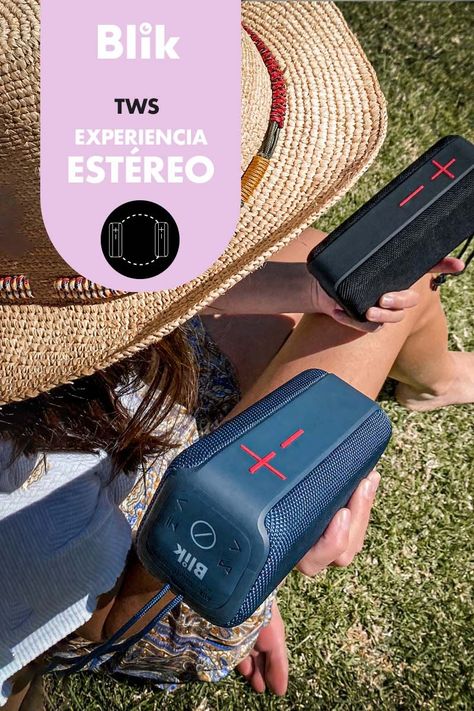 Parlante Bluetooth Blik HYPE Azul-2