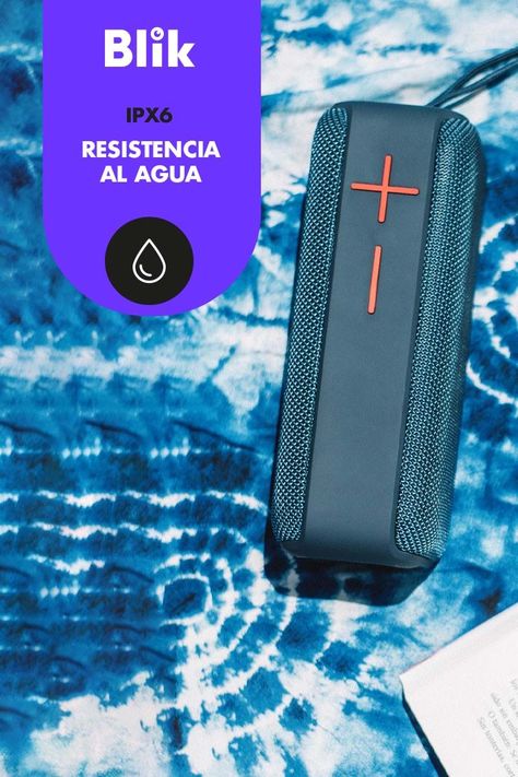Parlante Bluetooth Blik HYPE Azul-3