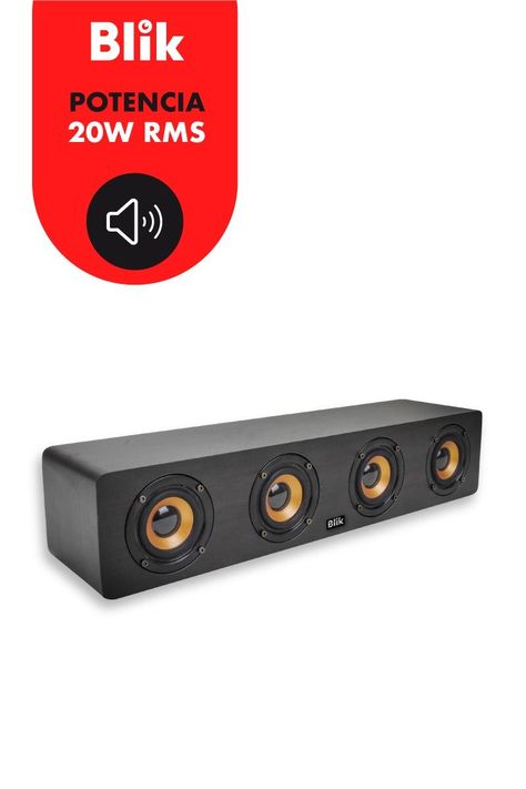 Parlante Bluetooth Blik Rockwood Negro-1