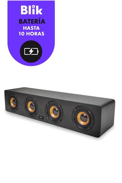 Parlante Bluetooth Blik Rockwood Negro-2