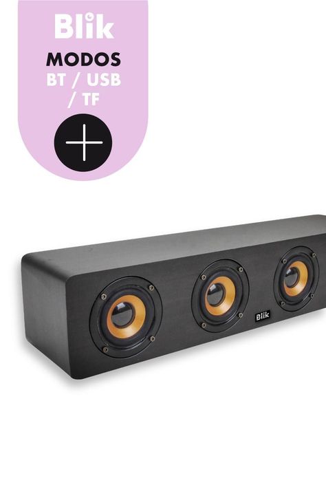 Parlante Bluetooth Blik Rockwood Negro-3