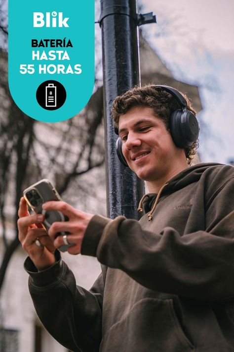 Audífonos Bluetooth Blik Soul900 Cancelación de Ruido 55 Hrs-2