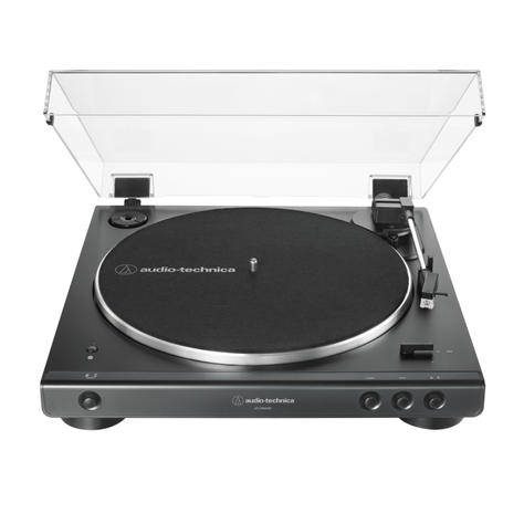Tornamesa Bluetooth Audio-Technica LP60XBT Black-1