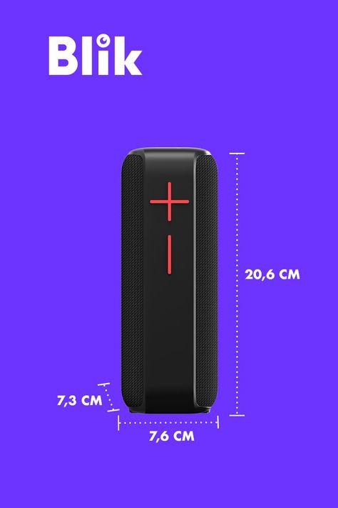Parlante Bluetooth Blik HYPE Black-5