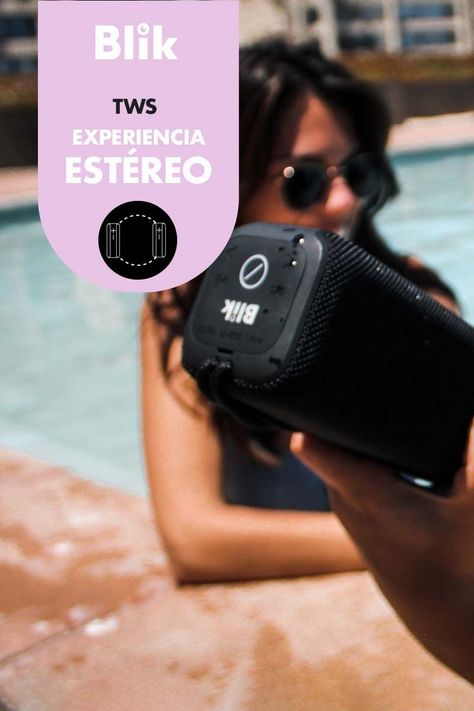 Parlante Bluetooth Blik HYPE Black-2