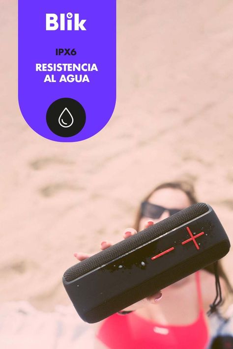Parlante Bluetooth Blik HYPE Black-3