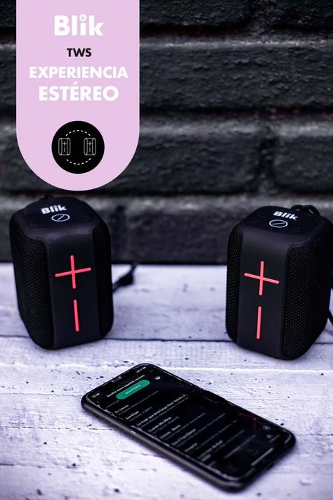 Parlante Bluetooth Blik JOY Negro-3