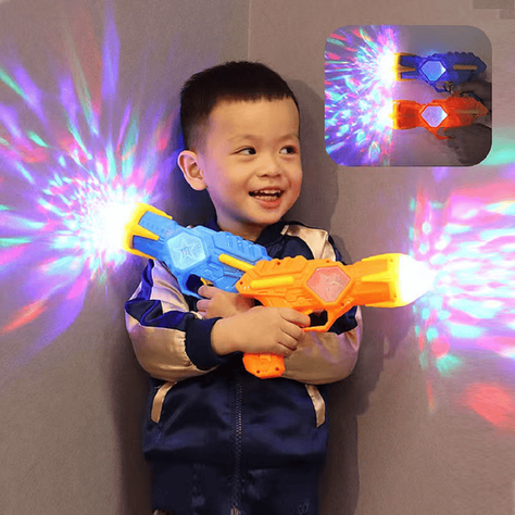 Set 2 Juguetes Pistola Luces Led Sonidos Divertido Niños Lau-5