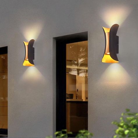 Aplique Moderno Hiperbola Lampara LED Poche Pasillo Lau-2
