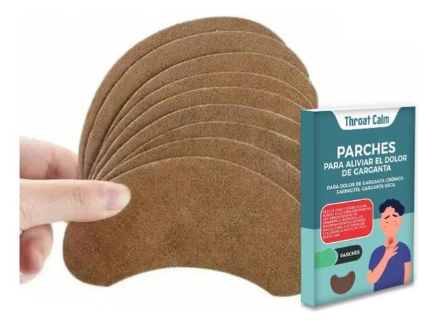 Parches Alivio Instantáneo Tos Dolor Garganta 7 Pack Jhn-1