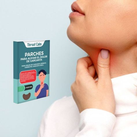 Parches Alivio Instantáneo Tos Dolor Garganta 7 Pack Jhn-2