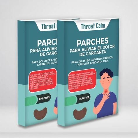 Parches Alivio Instantáneo Tos Dolor Garganta 7 Pack Jhn-5