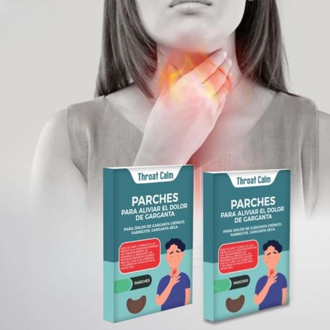 Parches Alivio Instantáneo Tos Dolor Garganta 7 Pack Jhn-9