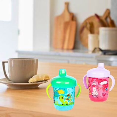 Set 4 Vasos Silicona Antiderrame Entrenador 6M Bebes Lau-7