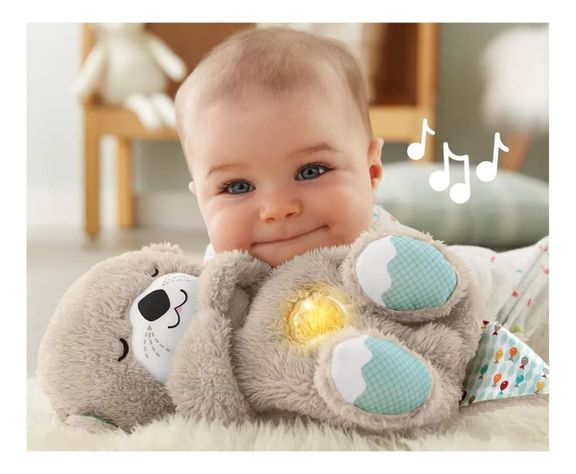 Peluche Nutria Juguete Animal Respira Bebes Dormir Lau-8