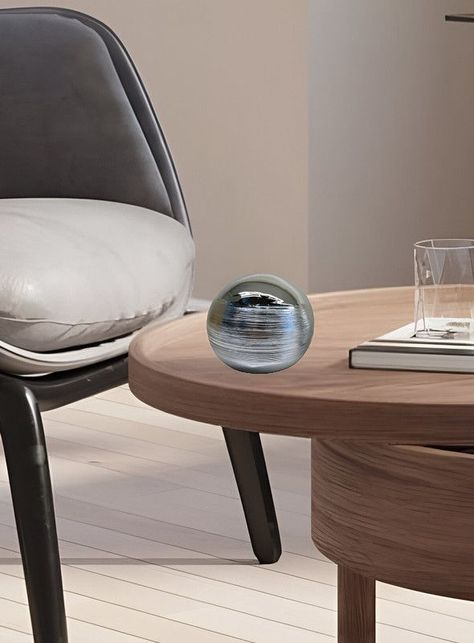 Set 2 Esferas Efecto Raye Decorativa Modernas Lau-3
