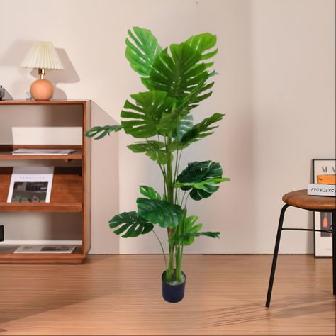 Planta Artificial Tortuga Decorativa Adorno Verde 175cm Jhn-8