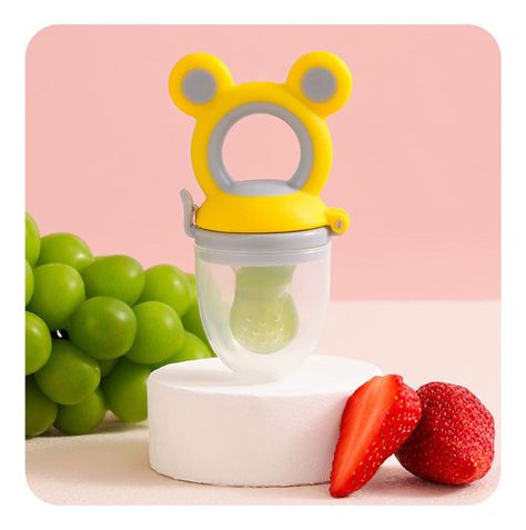 Set 4 Chupete Alimentador Frutas Divertido Comodo Bebe Lau-2