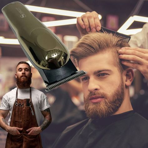 Afeitadora Cabello Barba Cortadora Recargable Lau-3
