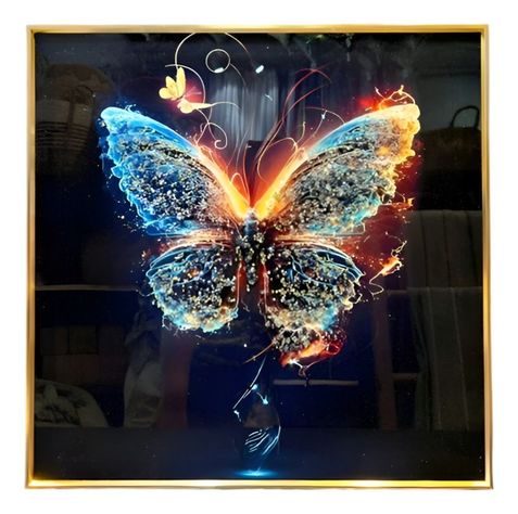 Decoración Pared Moderno Arte Mariposa Pintura Abstracta Jhn-0