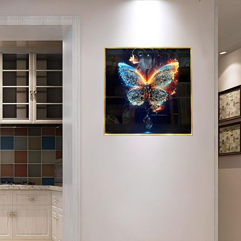 Decoración Pared Moderno Arte Mariposa Pintura Abstracta Jhn-4