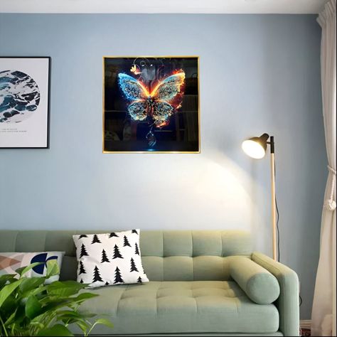 Decoración Pared Moderno Arte Mariposa Pintura Abstracta Jhn-6