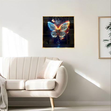 Decoración Pared Moderno Arte Mariposa Pintura Abstracta Jhn-7
