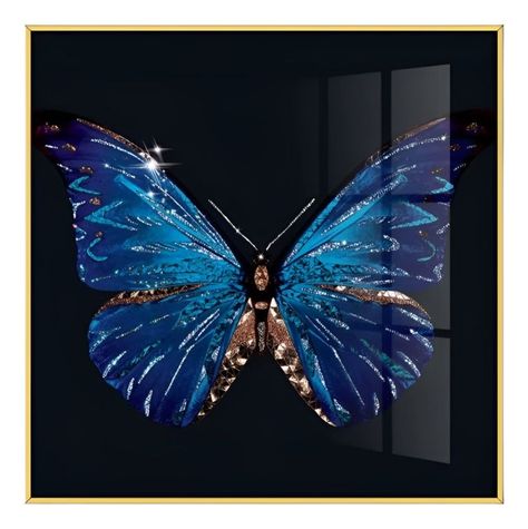 Decoración Pared Arte Pintura Mariposa Abstracta Moderno Jhn-0